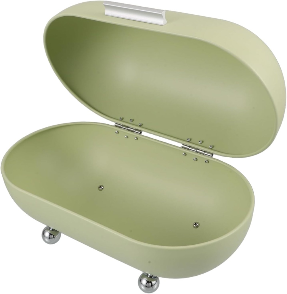 PRETYZOOM Bread Box for Kitchen Countertop Retro Style Multi-functional Organizer and Snacks Storage Bin for Use