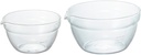 HARIO KB-1318-2P Single Mouth Bowl, Heat Resistant Glass, Set of 2, 6.8 fl oz (200 mL) / 400 ml, Microwave, Oven, Dishwasher Safe, Transparent, Made in Japan