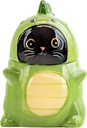 10 Strawberry Street Dino Cat Cookie Jar