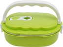 DYNAMI Stainless Steel Lunch Box Bento Box,Portable Food Container Leakproof Thermal Bento Lunch Box for Office Work for Adults Men Women (Green)