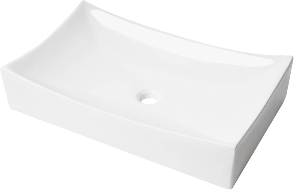 ALFI brand ABC904 Bathroom Sink, White