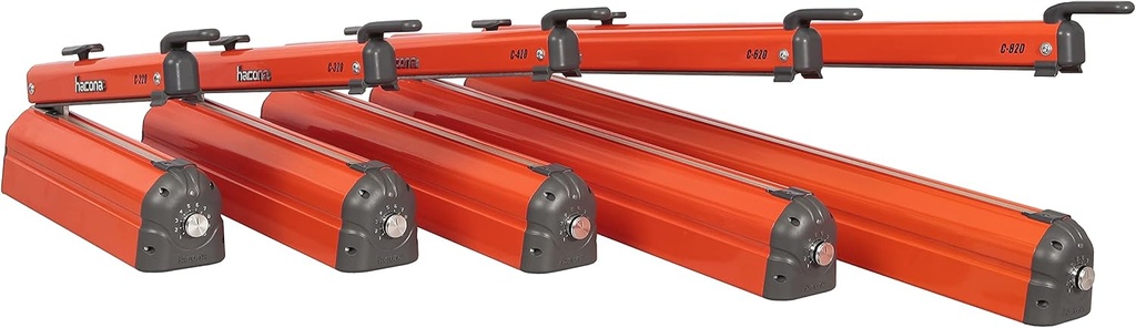 Hacona Tabletop Impulse Heat Sealer with Cutter C-type, Orange (Small, C-320, 12 inch Sealing Length)