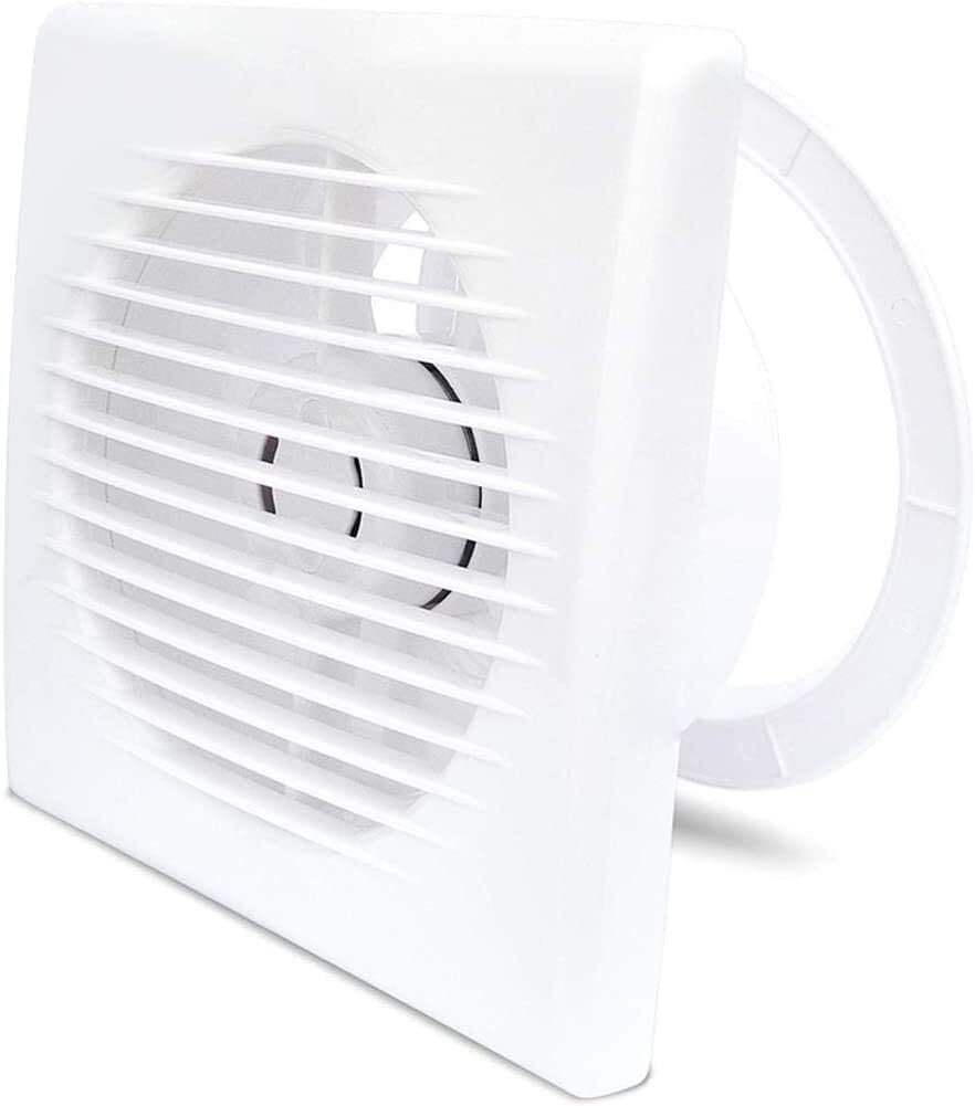 Exhaust Fan, Wall Mounted Vent Fans Ventilation Extractor Exhaust Fans Low Noise Ventilation Fan Household Extractor Fan Window Type Ventilator, 6 Inches for Kitchen Toilet Bathroom