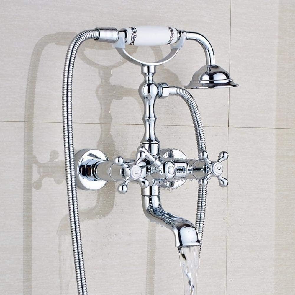Faucet Bathtub Faucets Polished Chrome Bathtub Faucet with Hand Shower Bathroom Bath Shower Faucets