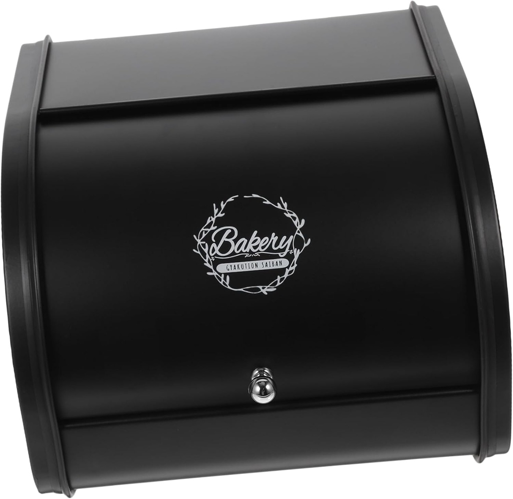 ABOOFAN 1pc Farmhouse Bread Box Small Kitchen Storage Container for Bread Snacks Fruits Sturdy Metal Design Moisture Control for Home Bakery Use
