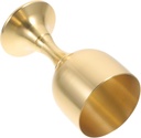 Luxshiny Brass Cup Multi-Function Decorative Offering Cup Wear-Resistant Metal Goblet for Church Worship and Buddhism Ceremonies