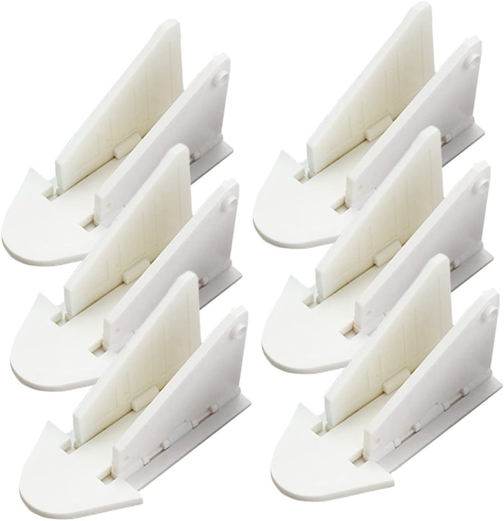 Baby Proof Sliding Door Locks 6 Pack Childproof Window Locks for Safety No Screws Needed Easy Install Door Lever Lock for Home Security