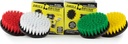 Drill Brush - Cleaning Supplies - Power Scrubber Brush Variety Sampler Kit - Grout Cleaner - Spin Brush - Tile Cleaner - Boat Brush - Bathtub Cleaner - Window Cleaner - Mineral Deposits, Soap Scum