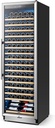 Tylza Wine Fridge 24 Inch, 189 Bottles Large Wine Cooler Refrigerator, Built-in or Freestanding Tall Wine Cooler Commercial with Upgraded Compressor, Low Noise, Fast Cooling
