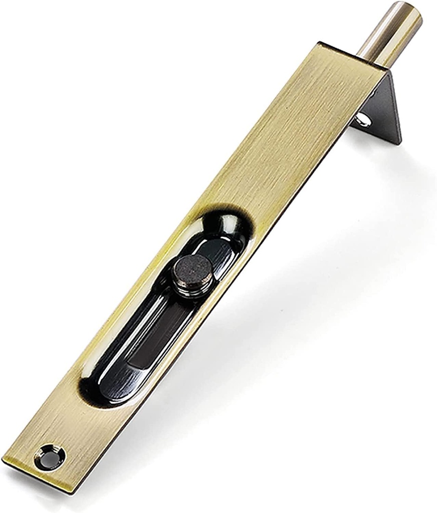 Barrel Slide Door Bolts, Solid Stainless Steel Lever Action Flush Bolt, Concealed Door Lock for Composite Doors