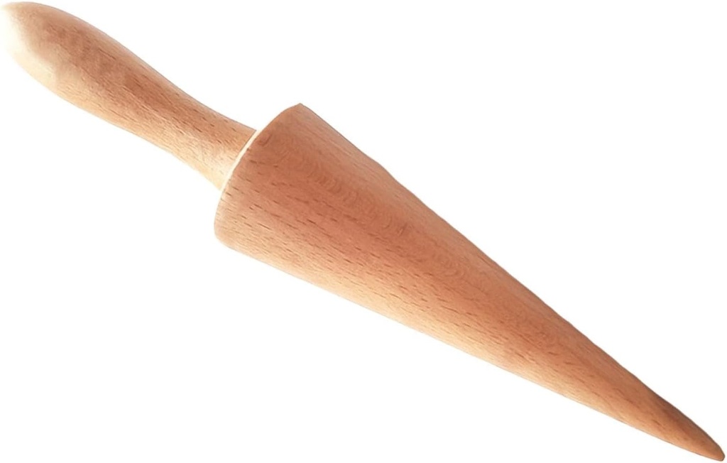 Ice Cream Cone Maker, Pizzelle Roller, Lightweight Multipurpose Waffle Cone Roller, Wooden Cone Roller Pastry