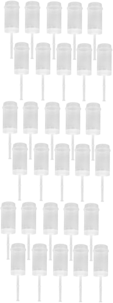 Alipis 30pcs Cupcake Push Containers for Cake Decoration for Weddings Parties and Graduations Food Grade Easy to Use and Clean