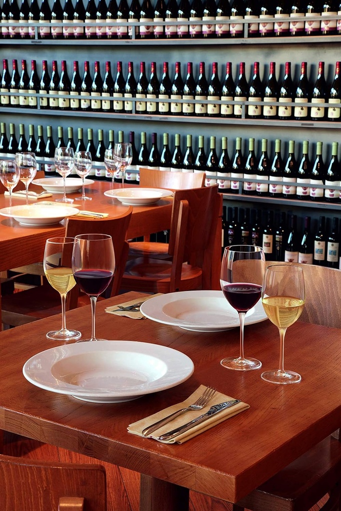 Luigi Bormioli Renaissance 17.5 oz. Gourmet Goblet Stem, Set of 4, Clear