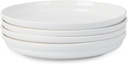 Stone Lain Virtuo 4-Piece Salad Plate Set Porcelain, White