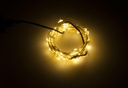 Karlling USB Plug in LED Fairy Lights,50 LED Bulbs 16 Ft Silver Wire Waterproof Starry String Lights for Bedroom Patio Garden Party Wedding Commercial Lighting (Warm White)