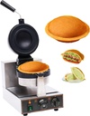 2024New Electric Burger Waffle Maker Machine, Nonstick Hamburger Press Baking Machine, Ice Cream Filling Waffle Maker, for Home Kitchen Use,Single Head