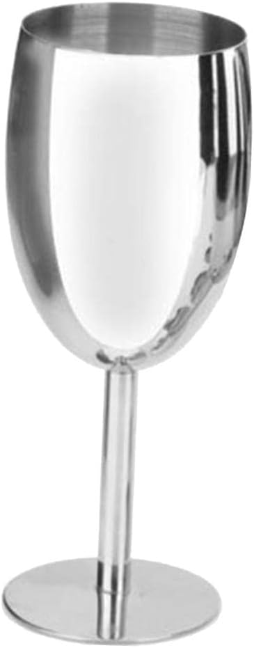 for Stainless Steel Wine Glasses Set of 4 Double Wall Insulated, Unbreakable&Shatterproof Wine Goblet Glass for Outdoor Travel, Picnic, and Party - Modern Design, Durable
