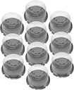 Mobestech 10Pcs Clear Cake Boxes Plastic Containers Portable Cake Carrier with Thickened Pet Material Random Style for Bakery Party Gift Packaging