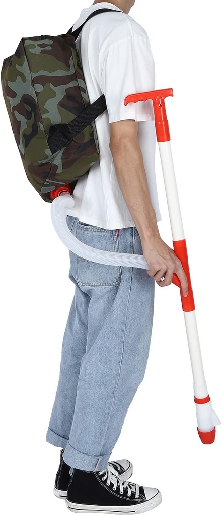 Manual Fertilizer Spreader Fertilizing Tool with Bag for Farm Corn Vegetables Sugar Cane Fruit Trees