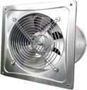 Exhaust Fan 6/8/10/12 Inch Ventilation Fan, Powerful High-Speed Stainless Steel Ventilation Fan with Check Valve, Durable Household Kitchen Exhaust Fan Kitchen Attic Ventilation Fan