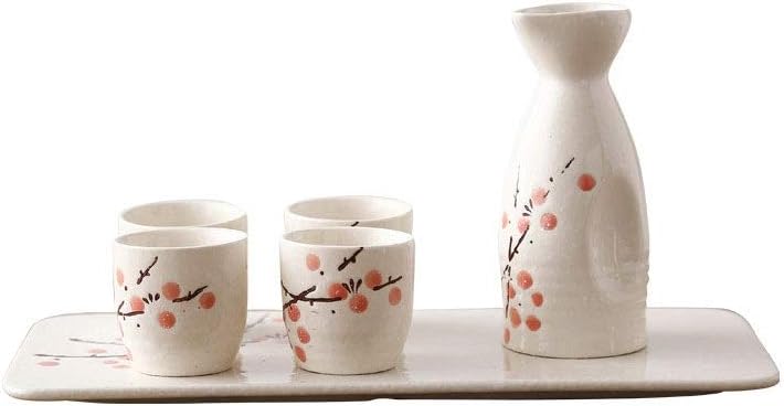 Sake Cup Ceramic Crafts Wine Glass Cold/Hot/Tea/Shochu 6 Piece Set Sake Pots