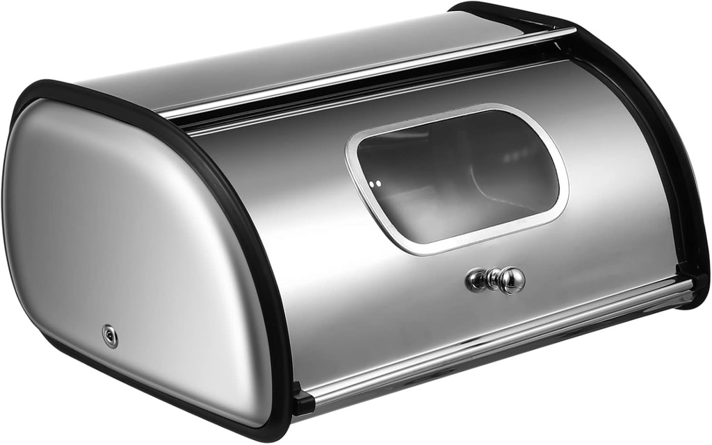 Bread Box Multi Function Kitchen Organizer with Airtight Seal for Bread Snacks and Fruits and Stylish Storage Container for Everyday Use