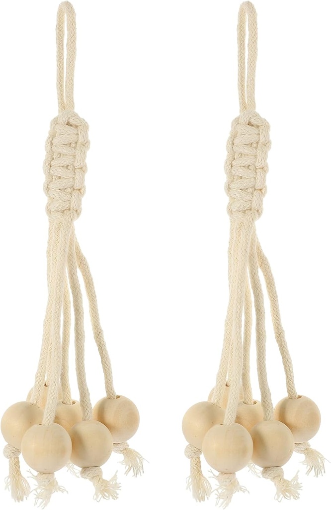 Cabilock Banana Cotton Rope Storage Decor for Home Hanging Banana Basket Fruit Storage Net Bags Hammock Macrame Fruit Hammock Rope Holder Hand Decor Manual Decorations Wood