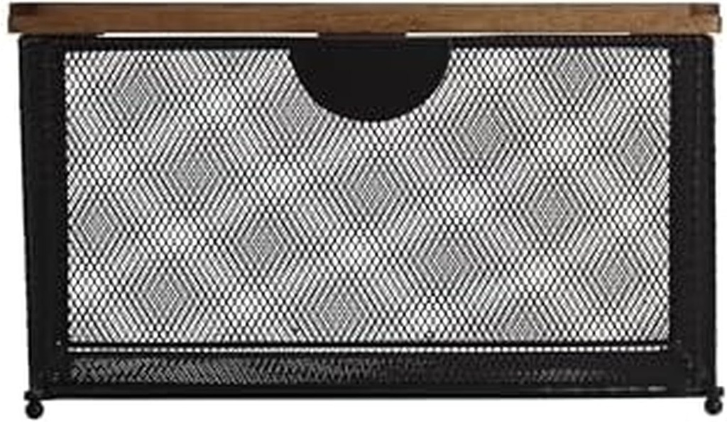Gourmet Basics by Mikasa Basala Metal Countertop Bread Box Storage Container