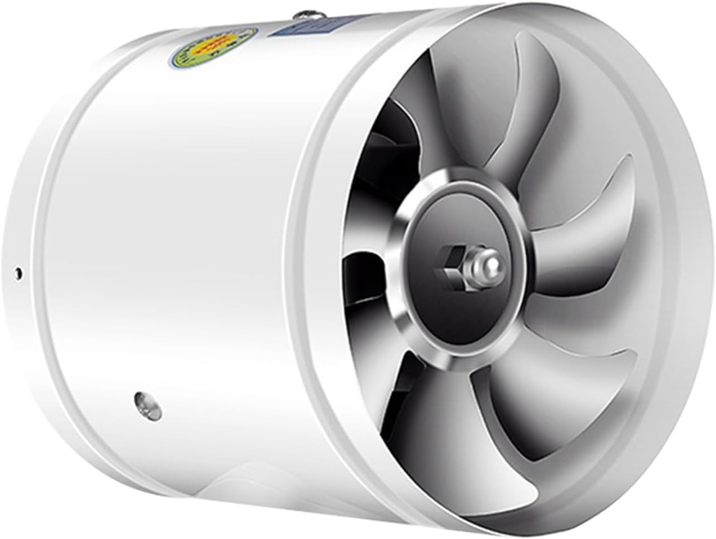 Floor Fan, Ventilation fan 4/6/7 Inch Ventilation Exhaust Fan Powerful Ventilation Air Ventilator Metal Pipe Exhaust Fan for Home Bathroom Bathroom extractor fan (7 Inches)