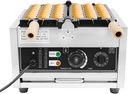 Waffle Maker Electric 42Hole Ball Baking Machine Nonstick Commercial/Home Stainless Steel Baker With Time & Temperature Control For Bakeries Restaurants Stores Supermarkets (1500W)