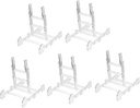 Cabilock 5pcs Compact Picture Holders Multi-function Photo Stand for Displaying Art Collectibles and Decorations for Home Office Kitchen and Events