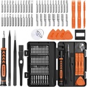 SHARDEN 58 in 1 Small Precision Screwdriver Set Magnetic Mini Screwdriver Set with Case Professional Electronic Tools Kit for iPhone, MacBook, Computer, Laptop, PC, RC, PS4, Xbox, Eyeglasses, Watch
