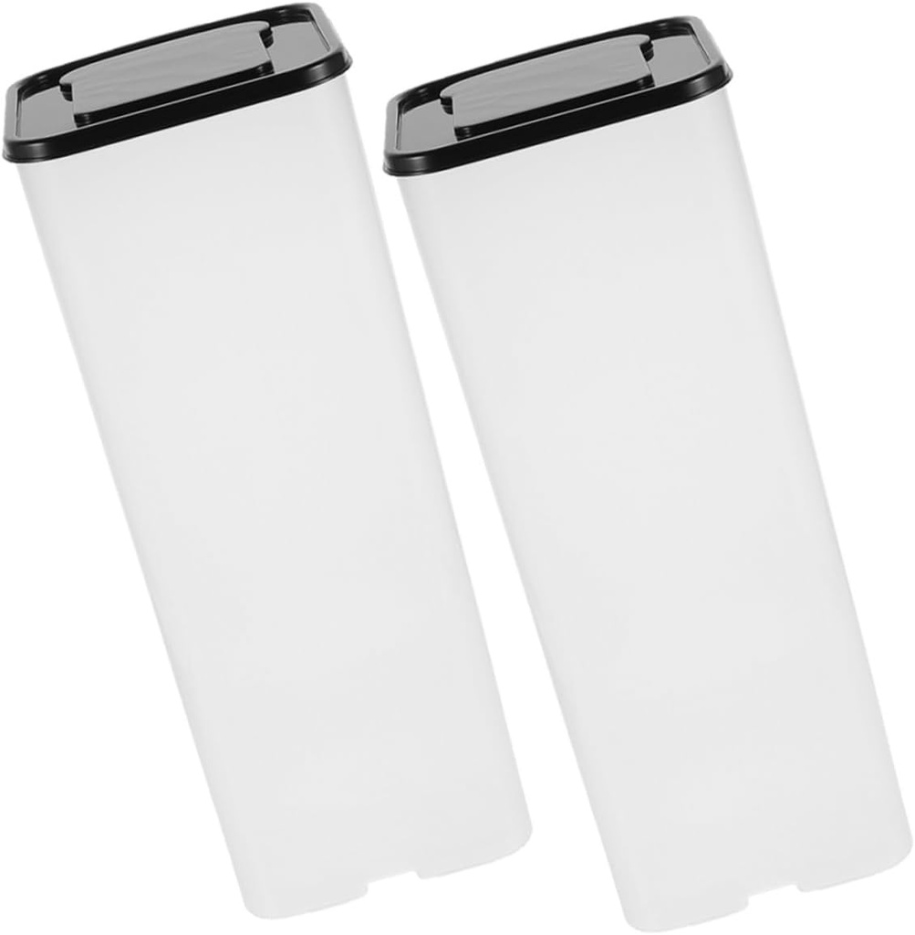 2Pcs Airtight Bread Storage Box Reusable Plastic Bread Keeper Containers for Kitchen Countertop and Pantry Compact Portable Toast Holder