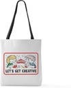 CafePress Play Doh: Creative 18"x18" Reusable Grocery Shopping Sling Tote Bag
