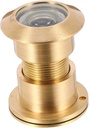 Solid Brass Door Viewer with Heavy Duty Privacy Cover High Definition Wide Angle Lens for Thick Doors for Home Office and Hotel Use Durable