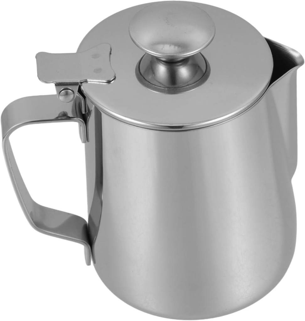 Thickened Milk Cup Lid Latte Cup for Tea Kettle Espresso Humanized Handle Design Easy Carrying
