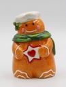 Cosmos Gifts Fine Ceramic Gingerbread Man Cookie Candy Jar, 7-1/4" H