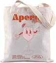TIIMG Aperol Spritz Gift Aperol Gift Aperol Spritz Era Gift Italian Summer Spritz Cocktail Gift Cocktail Tote Bag