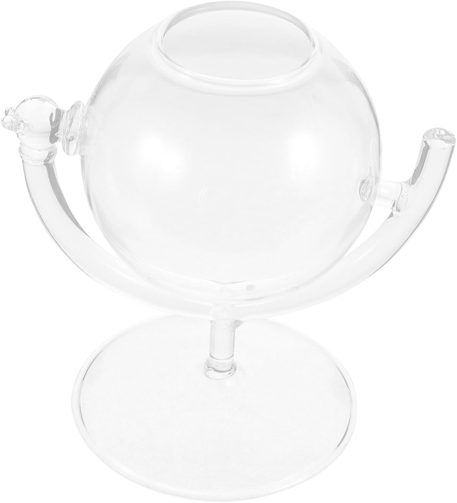 Mikinona Creative Tellurion Cocktail Glass Elegant Transparent Wine Goblet for Bars Restaurants Home Use Unique Design for Stylish Entertaining