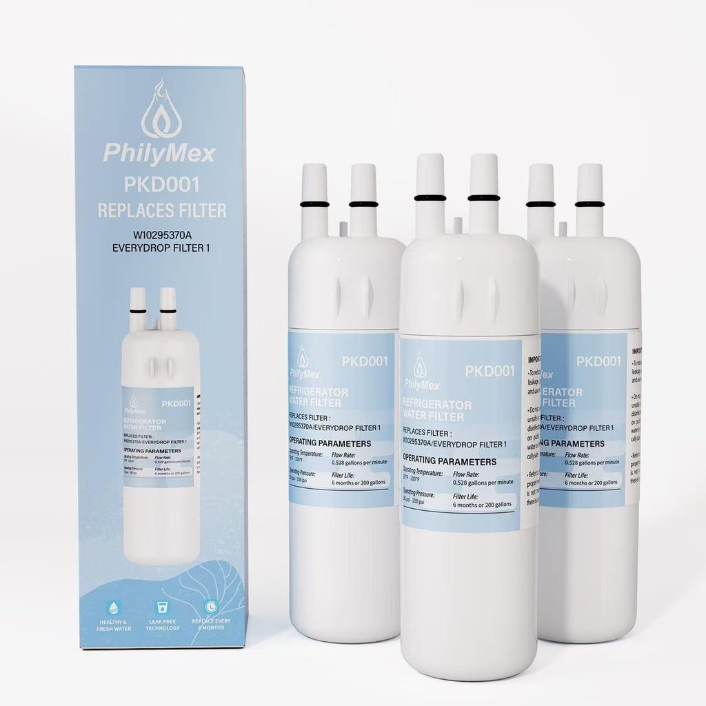 Water filter for WRS315SDHZ02, WRS325FDAM04, WRS571CIHZ01, WRS555SIHZ06, WRS325FDAW04, WSF26C3EXF01, WRS325SDHZ00 Replacement-3PK