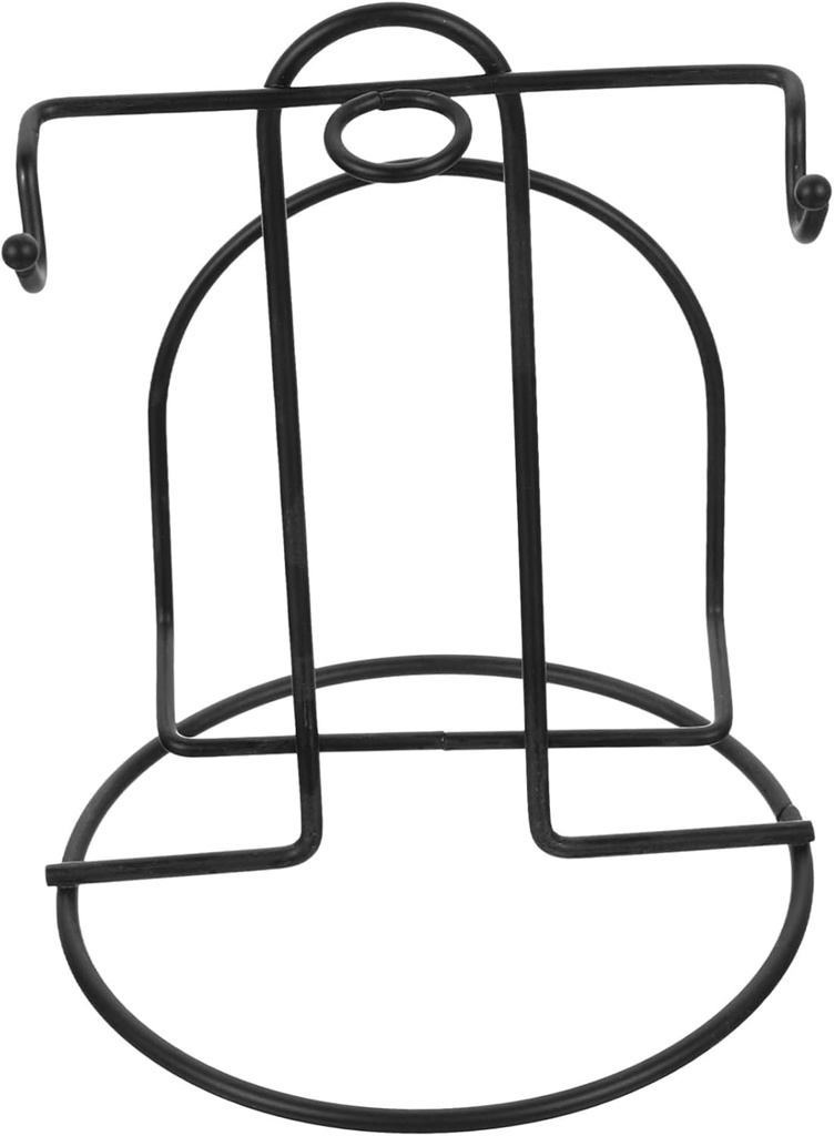 LIFKOME Cup Holder Plate Display Stand Tabletop Cup Holder Metal Display Stand
