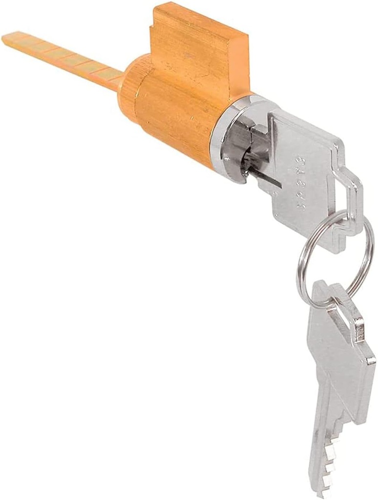Replacement Keyed Cylinder for Sash Controls Patio Handle Sets - Keyed Alike | Sliding Door Cylinder Lock, Weiser, 5-Pin Tumbler Lock (Pack of 1)