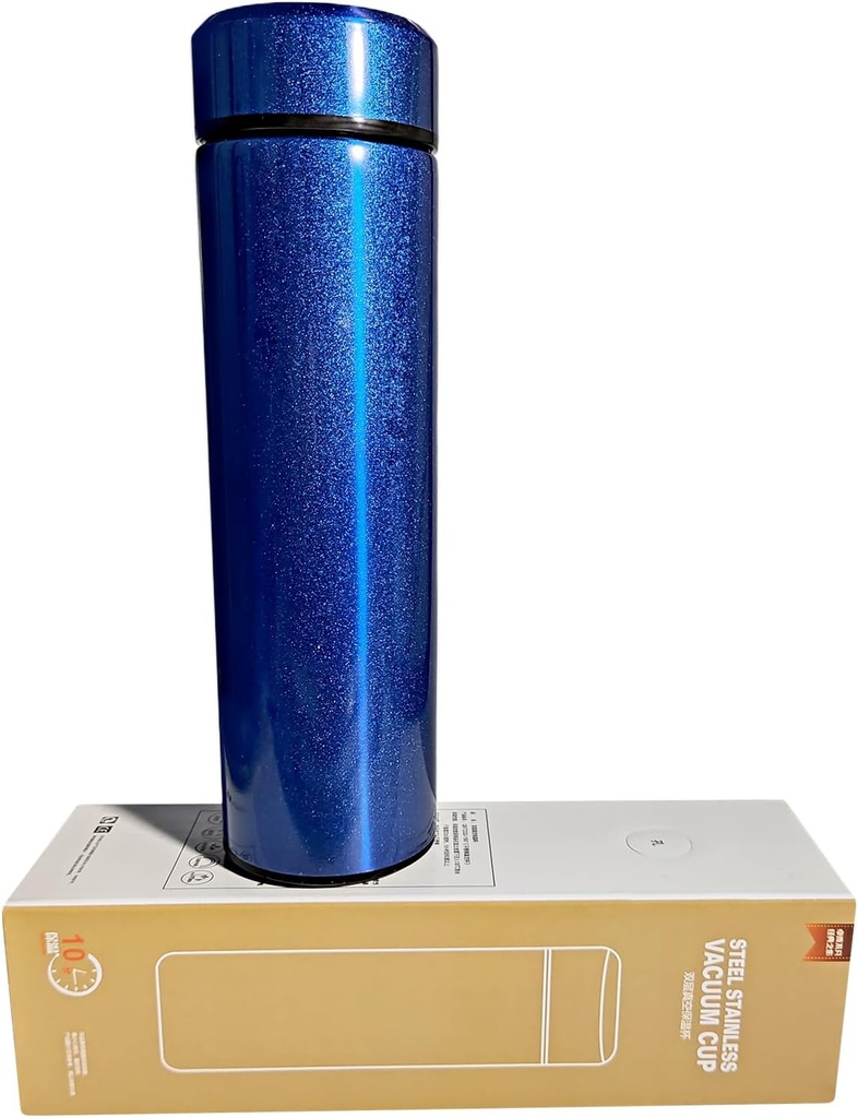 Drinking Cup Portable Stainless Steel 13OZ/400ML Insulated Water Bottle Double Wall Vacuum Insulated Tumbler 304 Stainless Steel Vacuum Flask Insulated Travel Mug Thermos Tumbler Office Commuting