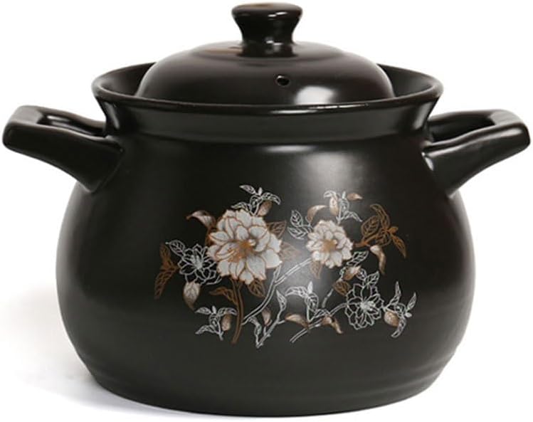 Stockpot Casserole Induction Cooker Ceramic Stew Pot Soup Pot Gas Universal Household Large Stone Pot Crock Pot Soup Pot Soup Pots (A B)