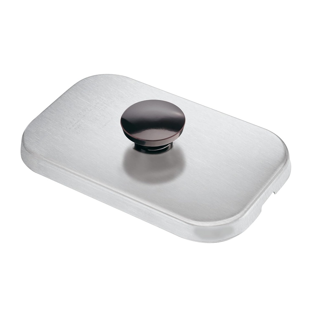 Server Products Lift Off Lid for Countertop Condiment Dispenser Jars, Stainless Steel, Model 82559, Compatible With Server’s Deep or Shallow Fountain Jars