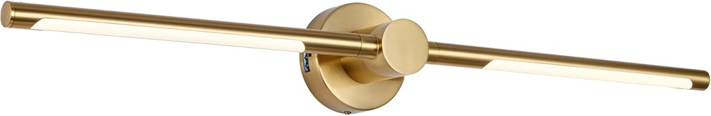 33 inch Vanity Lights Modern Brushed Brass Wall Sconce Rotatable Gold Bathroom Light Fixture Over Mirror 20W 5CCT Dimmable LED Bath Lighting Indoor Wall Mount Picture Lamp for Powder Room Bar