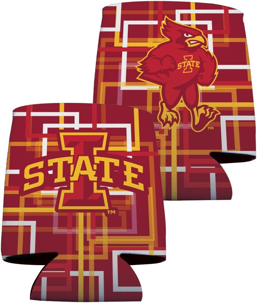 VictoryStore Can and Beverage Coolers - Iowa State University, Square Design 5, Set of 6