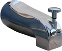 LASCO 08-1037 1/2-Inch Iron Pipe, Front Diverter Style Bathtub Spout, Chrome Plated