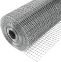 Hardware Cloth, 1/2inch 23Ga 16in x 50ft Chicken Wire Fencing, Galvanized Welded Chicken Wire Mesh for Chicken Coop Poultry Netting Garden, Predator Proof Chicken Wire Fence Roll