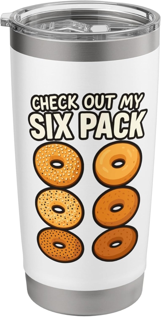 Bagel Lover Bakery Baked Goods Donut Bread Bagel Maker Stainless Steel Insulated Tumbler